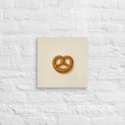Product Pretzel Canvas Print – Funny Minimalist Wall Artmockup