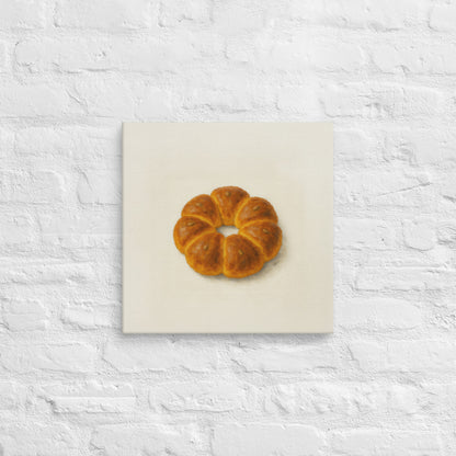 Product Couronne Canvas Print – Whimsical Bread Wall Artmockup
