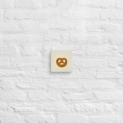 Product mPretzel Canvas Print – Funny Minimalist Wall Artockup