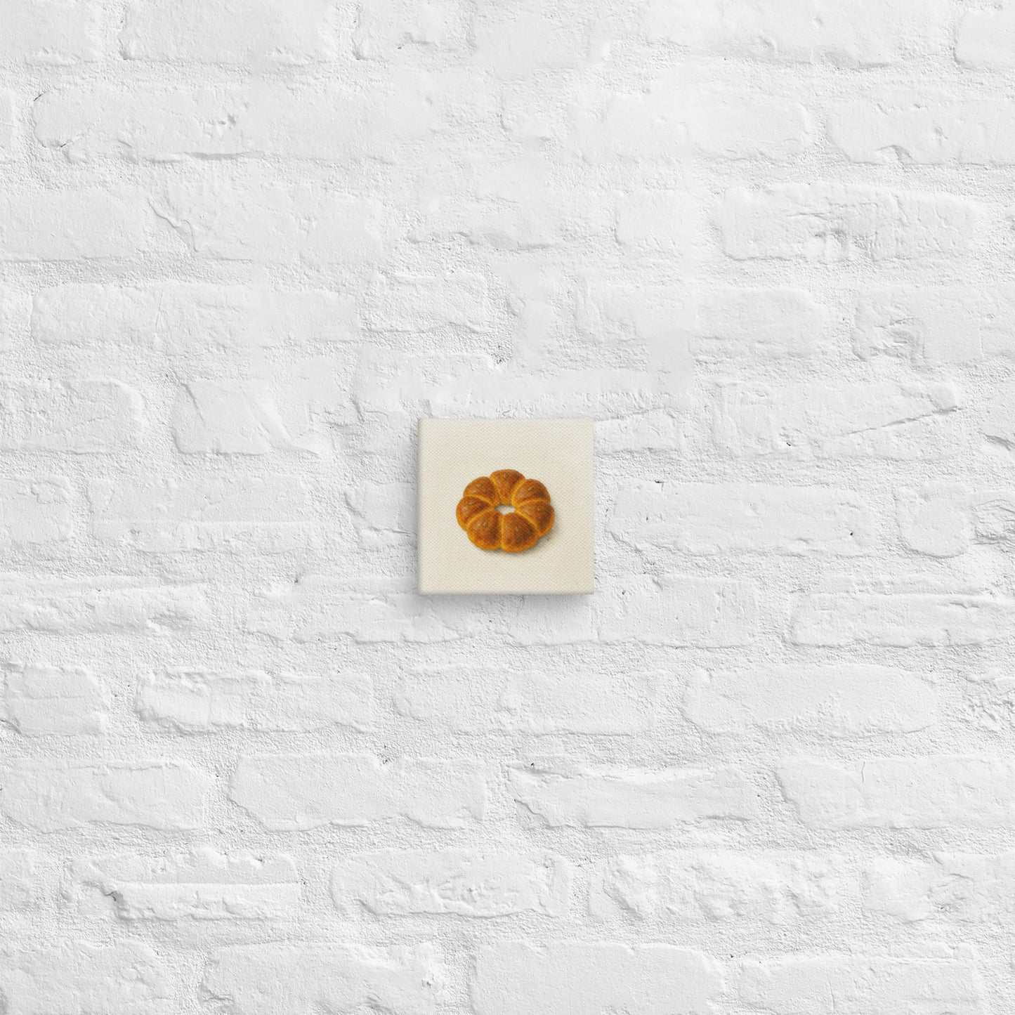 ProduCouronne Canvas Print – Whimsical Bread Wall Artct mockup