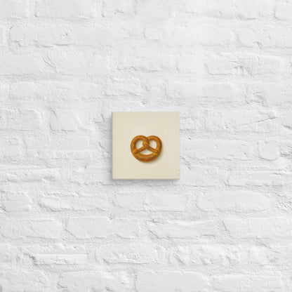 Product mPretzel Canvas Print – Funny Minimalist Wall Artockup