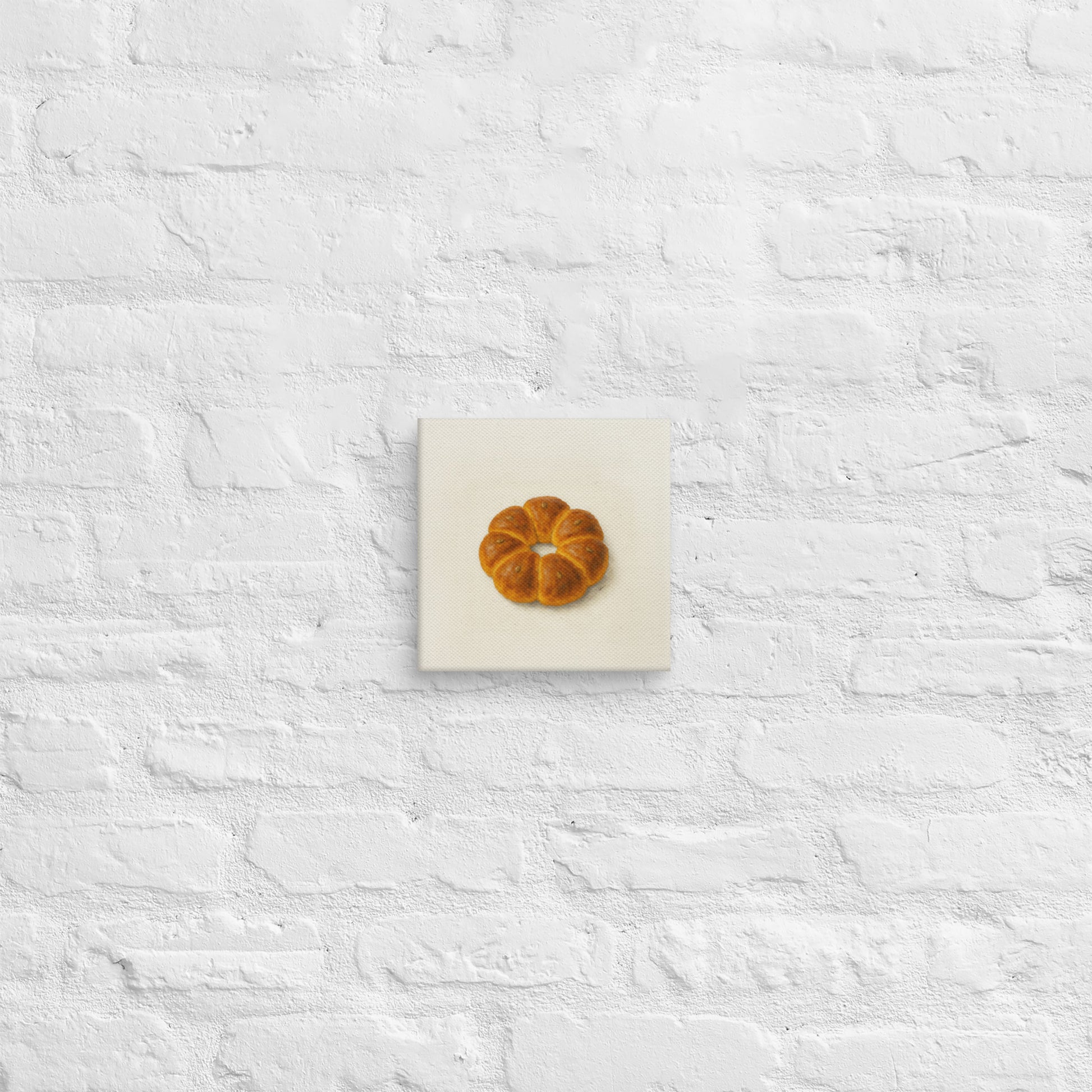 Product mCouronne Canvas Print – Whimsical Bread Wall Artockup