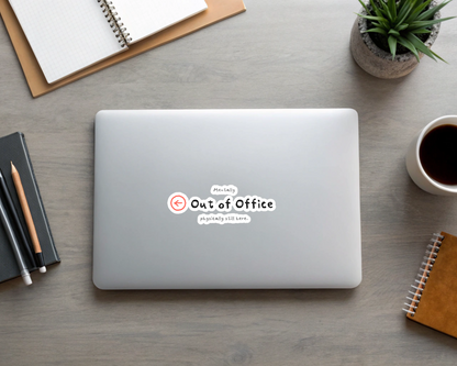 Funny Mental Health Stickers – Bubble-Free Vinyl