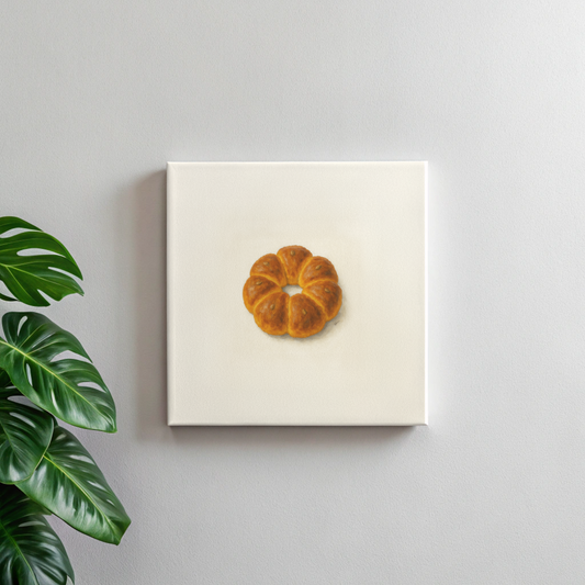 Couronne Canvas Print – Whimsical Bread Wall Art