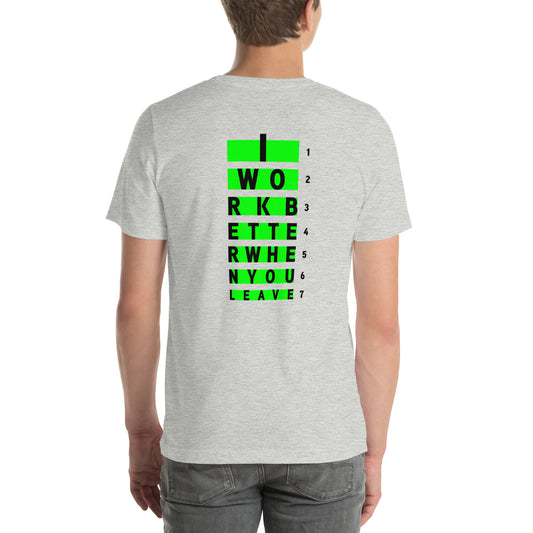 ProdMentally Out of Office Tee – Funny Unisex Work Shirtuct mockup