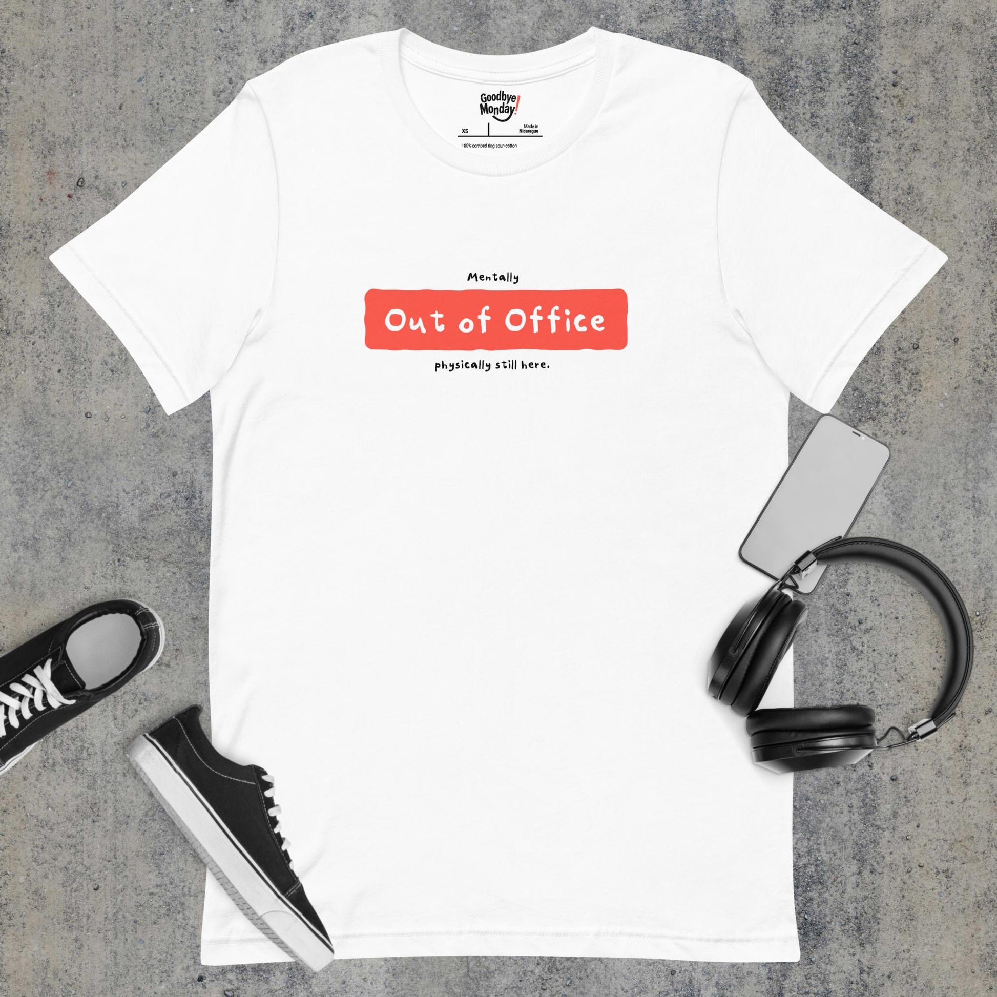 Product Mood: Mentally OOO T-Shirt – Funny Work Shirtmockup